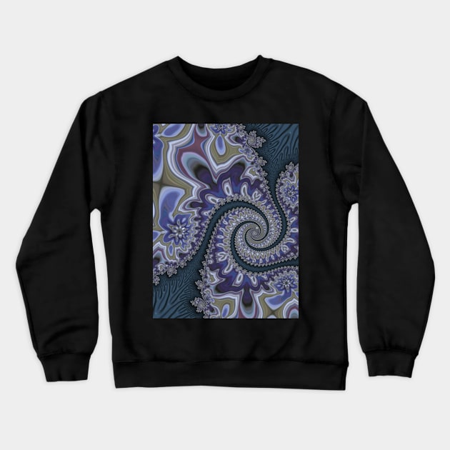 Soothing Spiral Crewneck Sweatshirt by Mistywisp